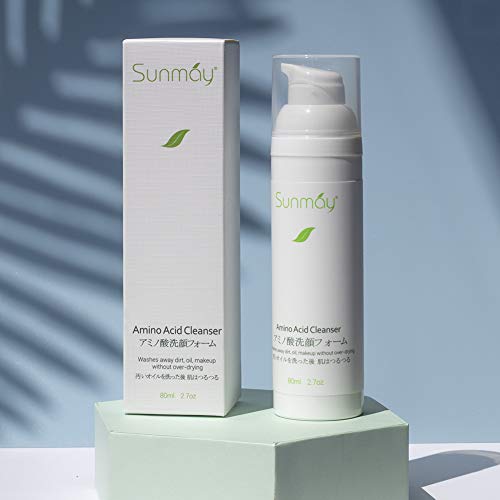 SUNMAY Gel Limpiador Facial Limpiador de aminoácidos Anti Imperfecciones Facial 80ml (Gel Limpiador Facial)
