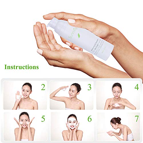 SUNMAY Gel Limpiador Facial Limpiador de aminoácidos Anti Imperfecciones Facial 80ml (Gel Limpiador Facial)
