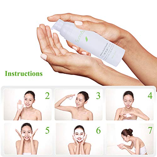 SUNMAY Gel Limpiador Facial Limpiador de aminoácidos Anti Imperfecciones Facial 80ml (Gel Limpiador Facial)