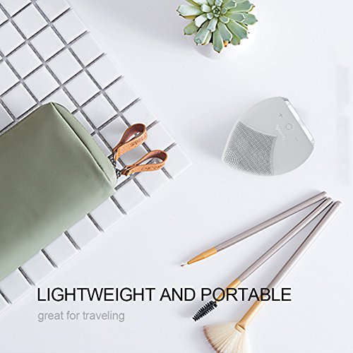 【Sunmay Leaf】SUNMAY Limpiador Facial Impermeable Eléctrico Masajeador con Silicona FDA Recargable Vibraciones Sónicas Dispositivo para Exfoliación la Cara