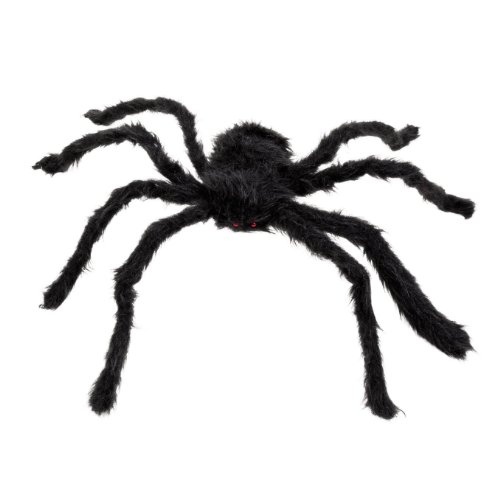 SuntekStore Online - Nueva 30cm de la araña de la felpa de la marioneta del juguete / decoración de halloween, color negro