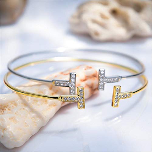 Sunwd Cuentas Pulsera Men and Women Love Bracelets Bangles Nails Cuff Bracelet Jewelry Silver