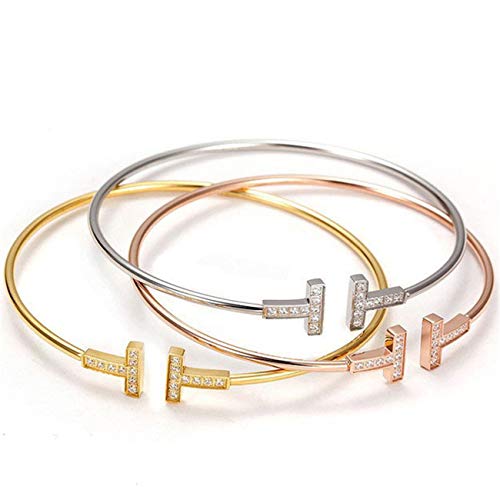 Sunwd Cuentas Pulsera Men and Women Love Bracelets Bangles Nails Cuff Bracelet Jewelry Silver