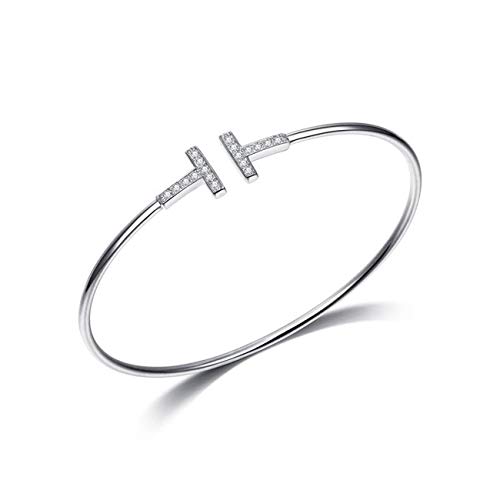 Sunwd Cuentas Pulsera Men and Women Love Bracelets Bangles Nails Cuff Bracelet Jewelry Silver