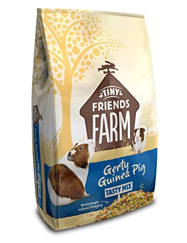 Supreme Tiny Friends Granja Gerty Guinea Pig Sabrosa Mezcla, 12,5 kg