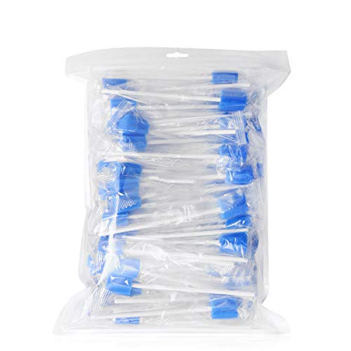 SUPVOX 100pcs hisopos bucales hisopos de esponjas orales desechables hisopos dentales azules