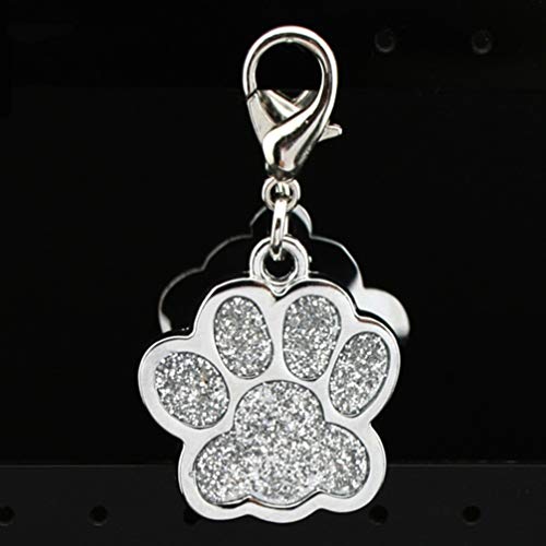 SUPVOX 15 piezas de aleación colgante encanto perro pata impresiones encantos colgante pata cuentas para collar diy pulsera color color aleatorio)