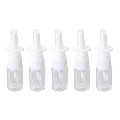 SUPVOX Botella de Spray Nasal Recargable de 5 Piezas pulverizadores de Niebla de plástico atomizadores 10 ml
