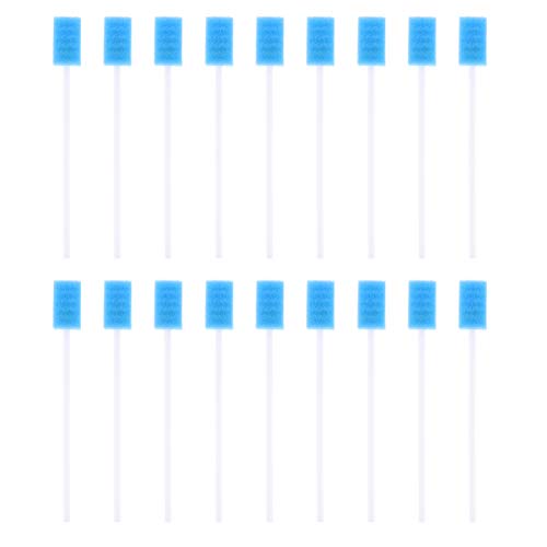 Supvox Esponja de Esponja 100Pcs Hisopos Bucales Desechables Esponja de Limpieza para El Cuidado de La Boca Del Diente para El Hospital Casero