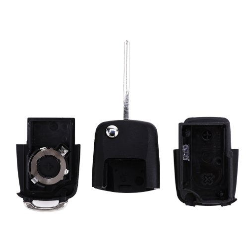 Surepromise Carcasa Llave 2 Botón para VW Volkswagen BORA BEETLE GOLF POLO PASSAT SKODA