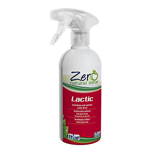Sutter Lactic - Limpiador desinfectante ecológico con ácido natural totalmente biodegradable conforme a HACCP - Caja: 12 botellas de 500 ml