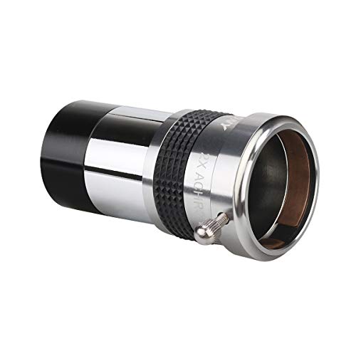 Svbony SV137 Lente Barlow 2x1,25 Pulgadas Metal FMC Barlow para Telescopio Ocular (2X)