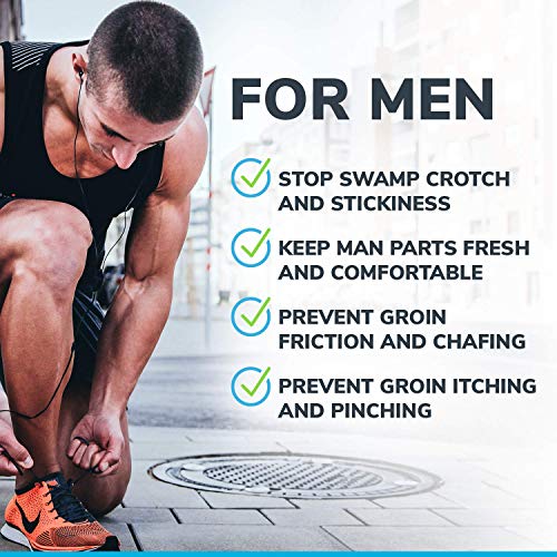 SweatBlock Loción corporal en polvo, anti-excoriación, talco libre, ningún lío Polvo corporal para hombres y mujeres 1 tubo