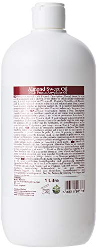 Sweet Almond Carrier Oil - 1 Litre - 100% Pure