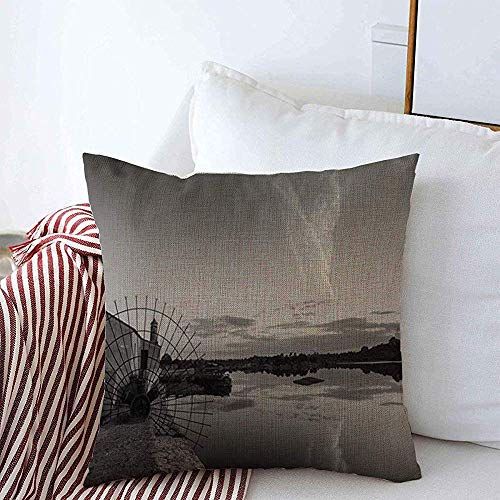 Sweet-Heart Lugares Área Natural Barruecos Extremadura España Lugar Naturaleza Cáceres Nubes Nublado Color Diseño de presas Cojines Fundas