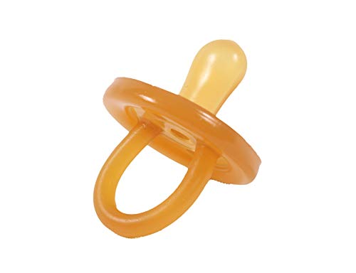 Sweetie Chupete de goma natural con pezón simétrico 1 unidad 6-12 meses Chupete de caucho natural original