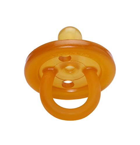 Sweetie Chupete de goma natural con pezón simétrico 1 unidad 6-12 meses Chupete de caucho natural original