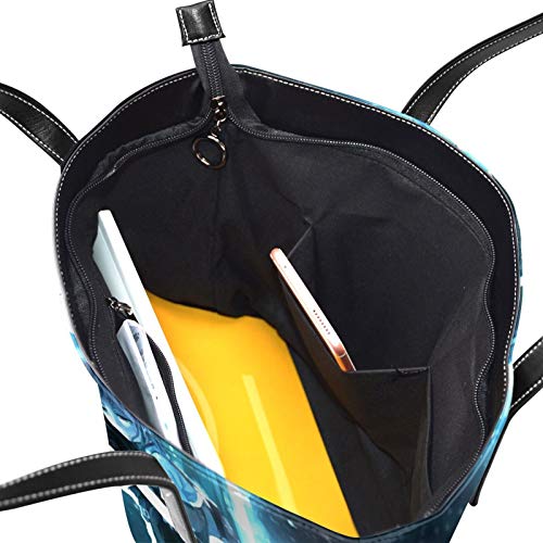 Sword Art Online Kirigaya Kazuto Bolso De Las Mujeres Y El Hombre Bolso De Mano De La Impresión Del Hombro De La Cremallera Del Monedero De Cuero De La Pu De La Manija Superior De La Cremallera Bolsas