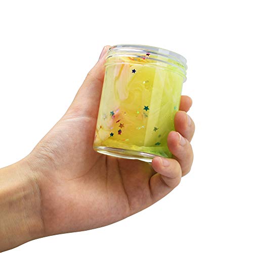 SWZY El más Nuevo Starry Sky Slime, Fluffy Slime Toy Floam Mezcla Nube Slime Putty Perfumado Clay Relieve para Niños y Adultos, 2 Piezas
