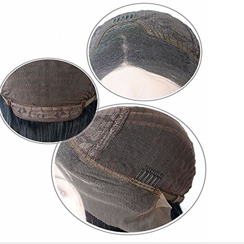 Sylvia 1B # Negro Natural Pelo Largo Onda Natural Peluca Peluca Lace Front sintético resistente al calor Cable de pelo para las mujeres negras