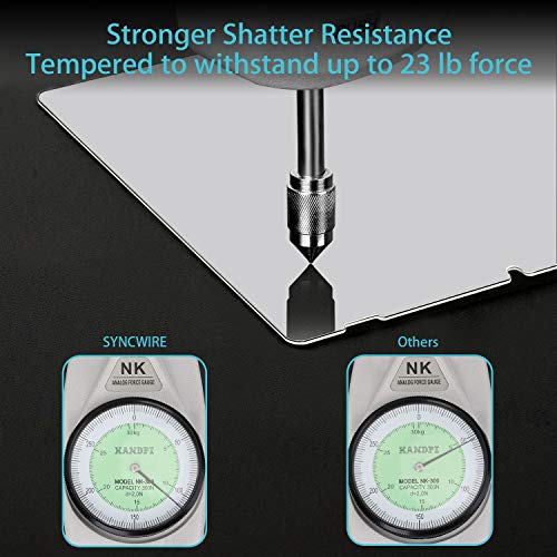 Syncwire Protector de Pantalla para Nintendo Switch Cristal Templado Pantalla (Pack de 2) - [Sin Burbujas, HD, a Prueba de Rotura, arañazos-Resistente y de fácil instalación]