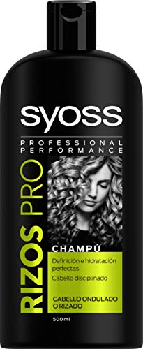 Syoss Champú + Acondicionador Rizos Pro, 500 ml + 500 ml, Pack de 1