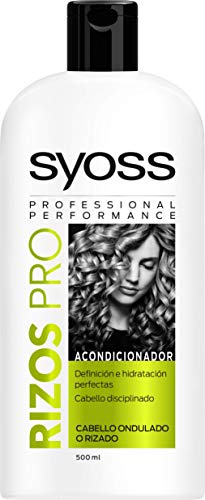 Syoss Champú + Acondicionador Rizos Pro, 500 ml + 500 ml, Pack de 1