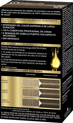 SYOSS - Oleo Intense Coloración Permanente Sin Amoníaco - Tono 6.55 Castaño Humo - 2 uds