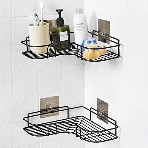 SZHSM Baño Colgante Perforadora Punch-Libre Plataforma de baño baño Colgante de Hierro Forjado de Almacenamiento en Rack de Cocina trípode de Montaje en Pared (Se envía Desde : España)