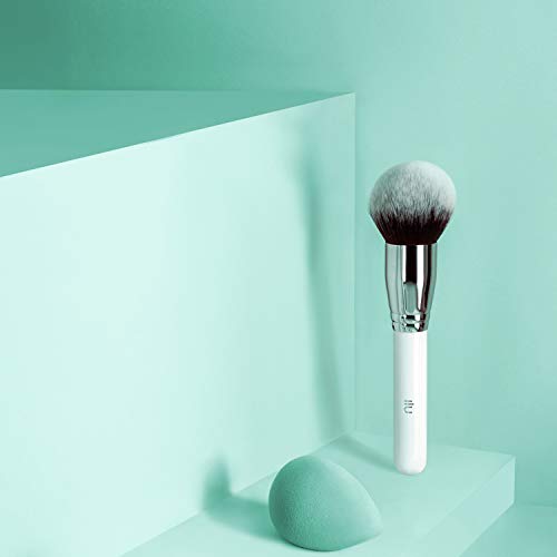 T4B ILU 209 Brocha grande para makeup profesional para polvos, maquillaje de rostro, 1 unidad