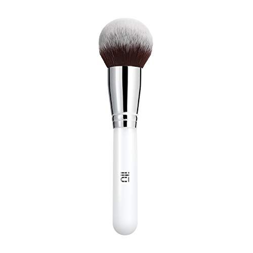 T4B ILU 209 Brocha grande para makeup profesional para polvos, maquillaje de rostro, 1 unidad