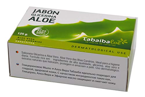 TABAIBALOE jabón de Aloe Vera 125gr Pack 4 uds (1)