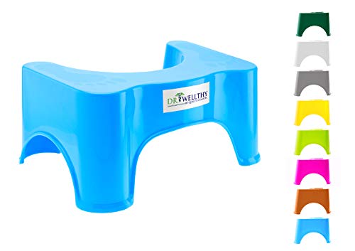 Taburete para Inodoro, Postura Natural Correcta para Mejor Defecación, Previene Estreñimiento, Hemorroides, Enfermedades del Colon e Infecciones Urinarias, Antideslizante y Anti Constipación