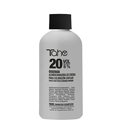 Tahe Crema Oxidante/Crema Oxigenada Activadora del Color para Coloración Capilar 20 Volúmenes, 100 ml