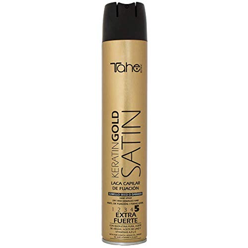 Tahe Gold - Laca de Fijación Satin Keratin - Fijación 5-400 ml