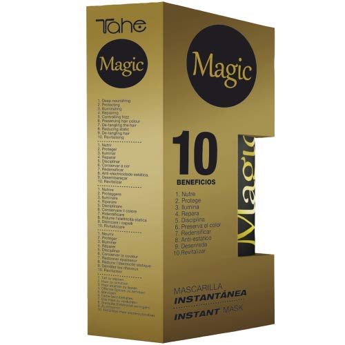 Tahe Magic Mascarilla Instantánea Intensiva en Spray con Extractos Naturales y Exquisitos Aceites de Textura No Grasa, 125 ml
