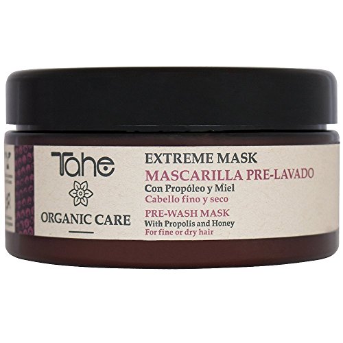 Tahe Organic Care Mascarilla Capilar Extreme Pre-lavado/Mascarilla para Cabello Fino y Seco con Propóleo y Miel, 300 ml