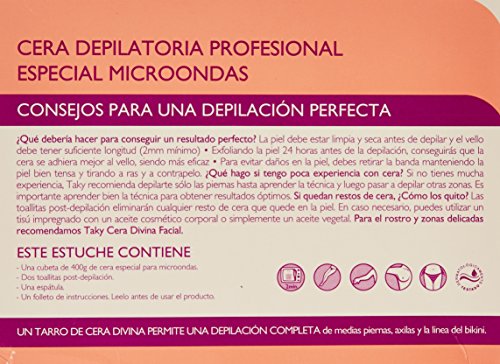 Taky Sensaciones Cera Divina Corporal - Bandas depilatorias, 400 gr