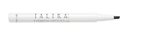 Talika Eyebrow Lipocils Ink - Marrón Intenso - Cuidado y Maquillaje para las Cejas con Punta de Fieltro - Tratamiento Natural para Aumentar el Crecimiento + Maquillaje - 0.8 ml