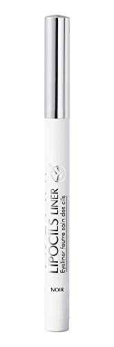 Talika Lipocils Liner - Eyeliner Activador del Crecimiento de las Pestañas - Maquillaje Natural para las Pestañas - Eyeliner Cuidado para las Pestañas - Punta de Fieltro Negro Intenso