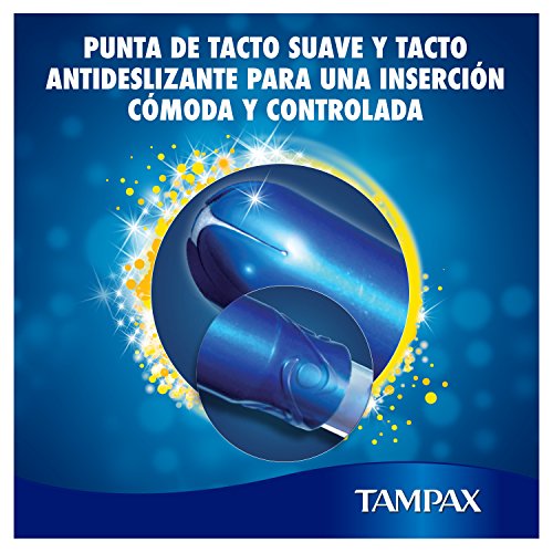 Tampax Compak Pearl Regular Con Aplicador, Óptimo Tampón Tampax En Comodidad, Protección Y Discreción, 36 Unidades
