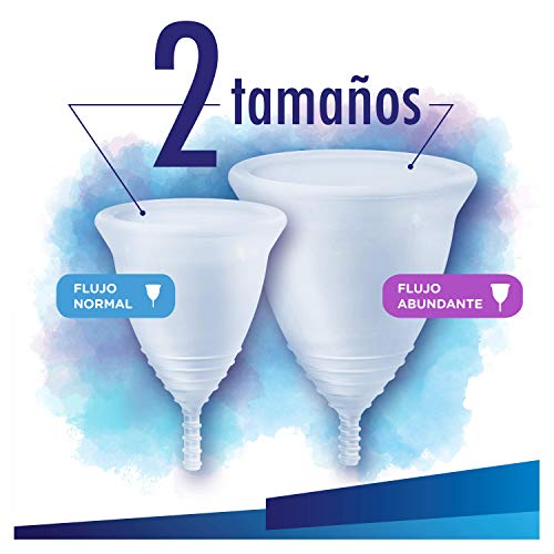 Tampax Copa Menstrual, Diseñada junto a una Ginecóloga, Flujo Regular, Incluye Funda de Transporte
