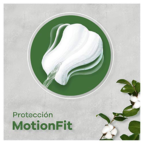 Tampax Cotton Protection Super con aplicador 16 X, tampones de algodón orgánico de Tampax