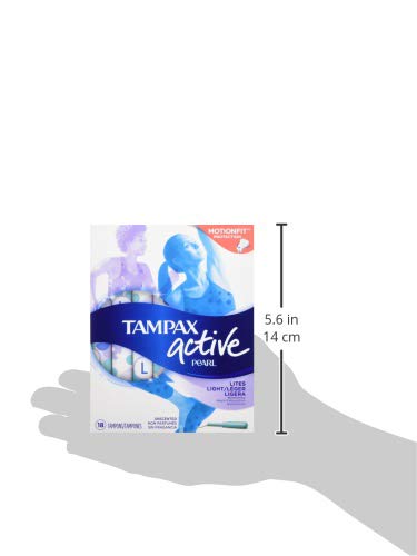 Tampax Tampax Pearl Plastic Unscented Lites Tampons, 18 each by Tampax