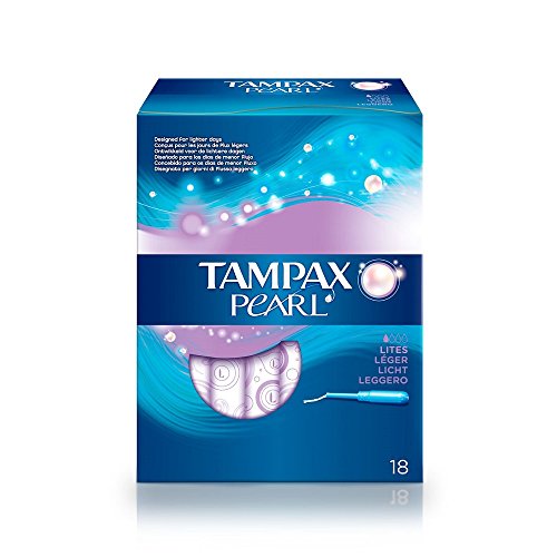 Tampax - Tampón Pearl Lites Tampax 18 uds