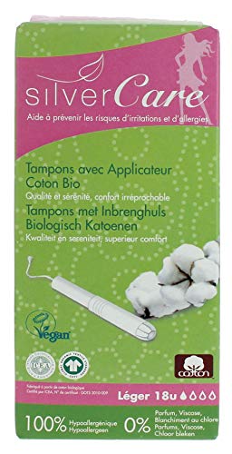 Tampón ligero con aplicador - 100% algodón orgánico