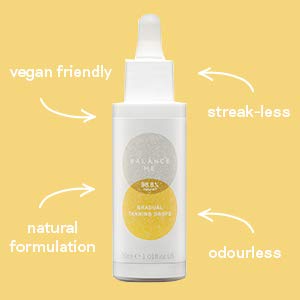 Tanning, Balance Me - Gotas de bronceado graduales