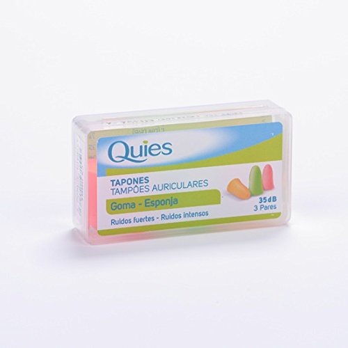 Tapon Oidos Goma Espuma Quies 6 Uni