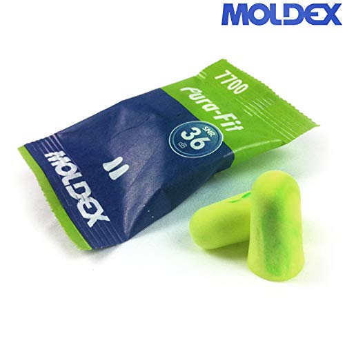 Tapones para los oídos Moldex Pura Fit 7700, 25 pares + caja de almacenamiento 3M, SNR = 36 db, protección auditiva wadle-shop ®