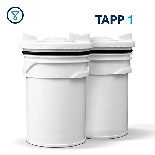 TAPP Water TAPP 1 - Juego de 2 cartuchos de recambio para filtro TAPP 1